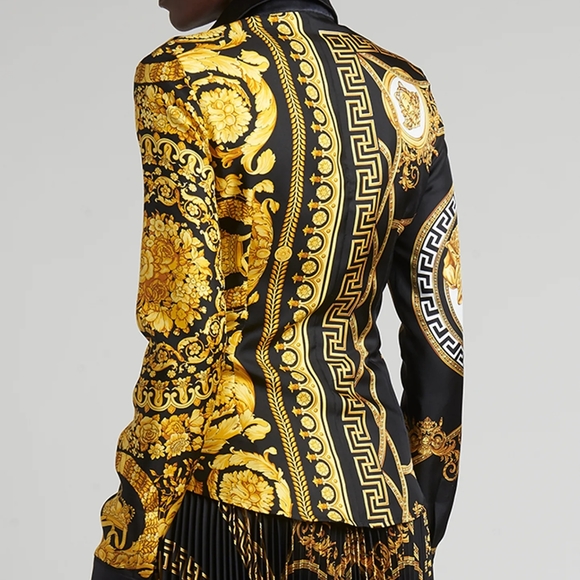 Versace La Coupe Des Dieux Silk Shirt NWOT - Picture 2 of 16